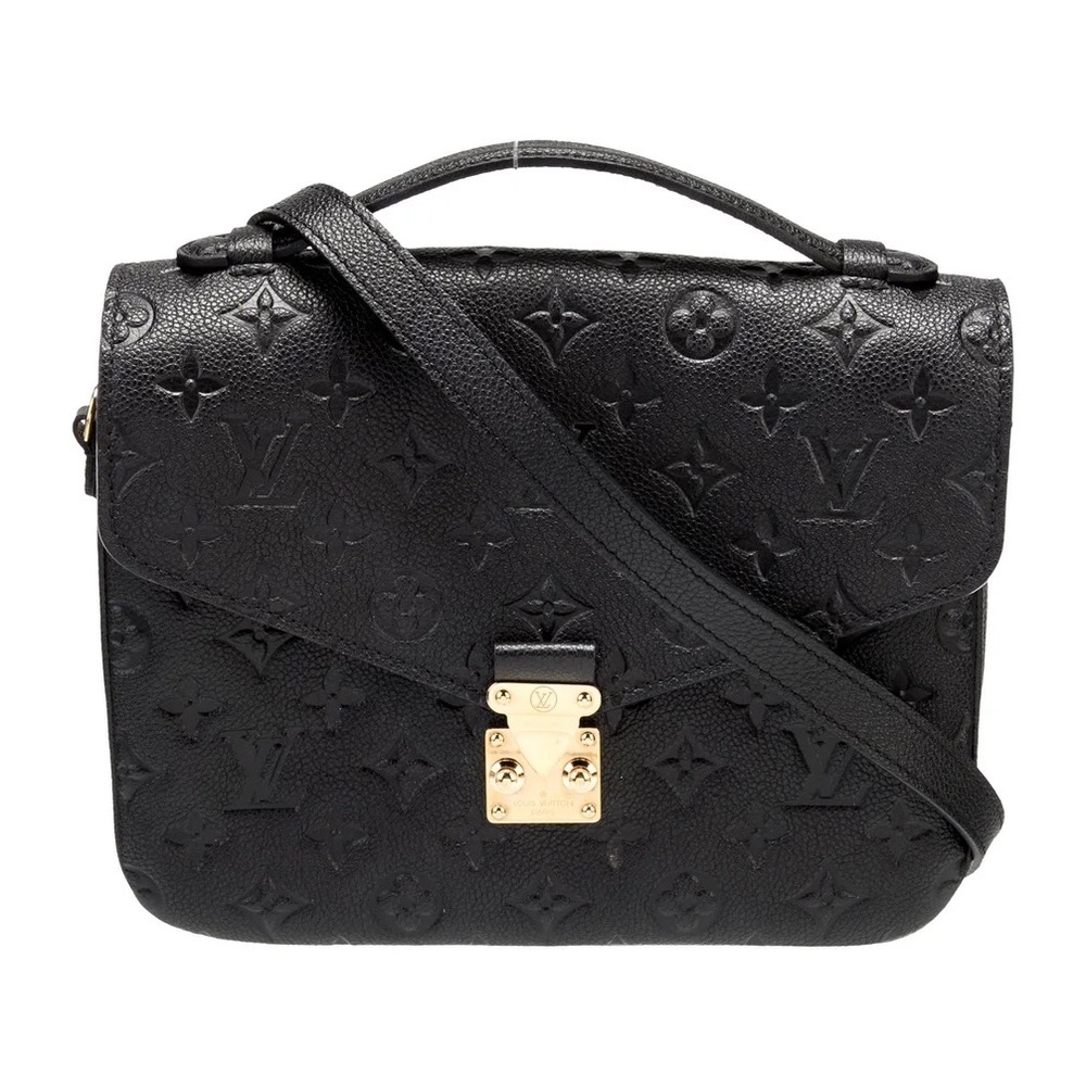 Black monogram bag